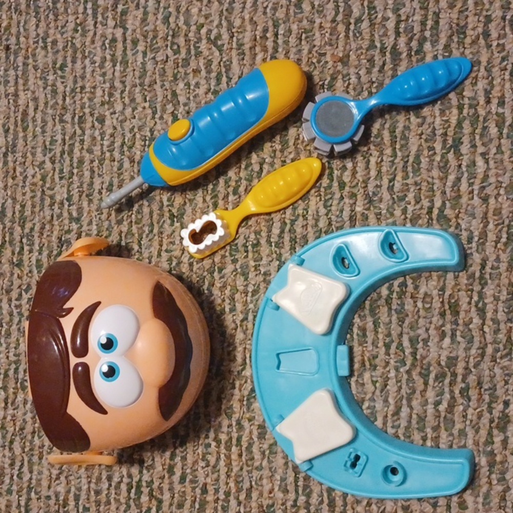 Dentist Play dough toy set